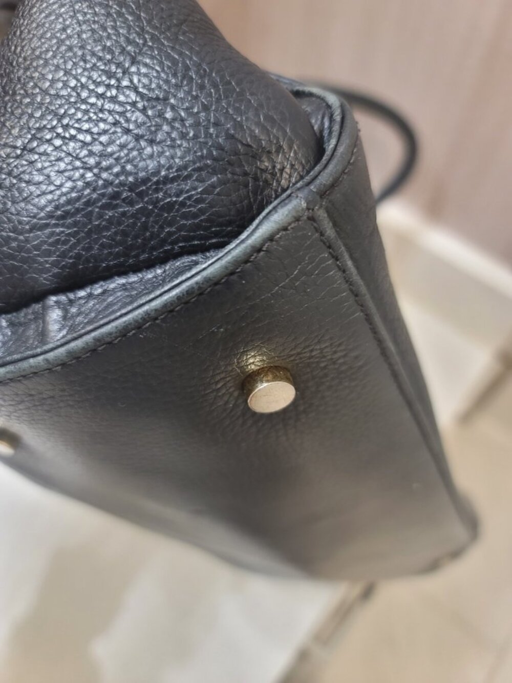 GiGi New York Parker Satchel Leather Black - Picture 13 of 13